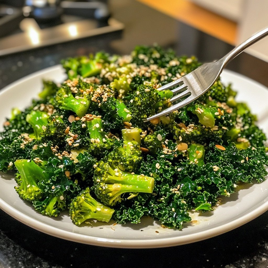 Brokkoli-Grünkohl-Salat