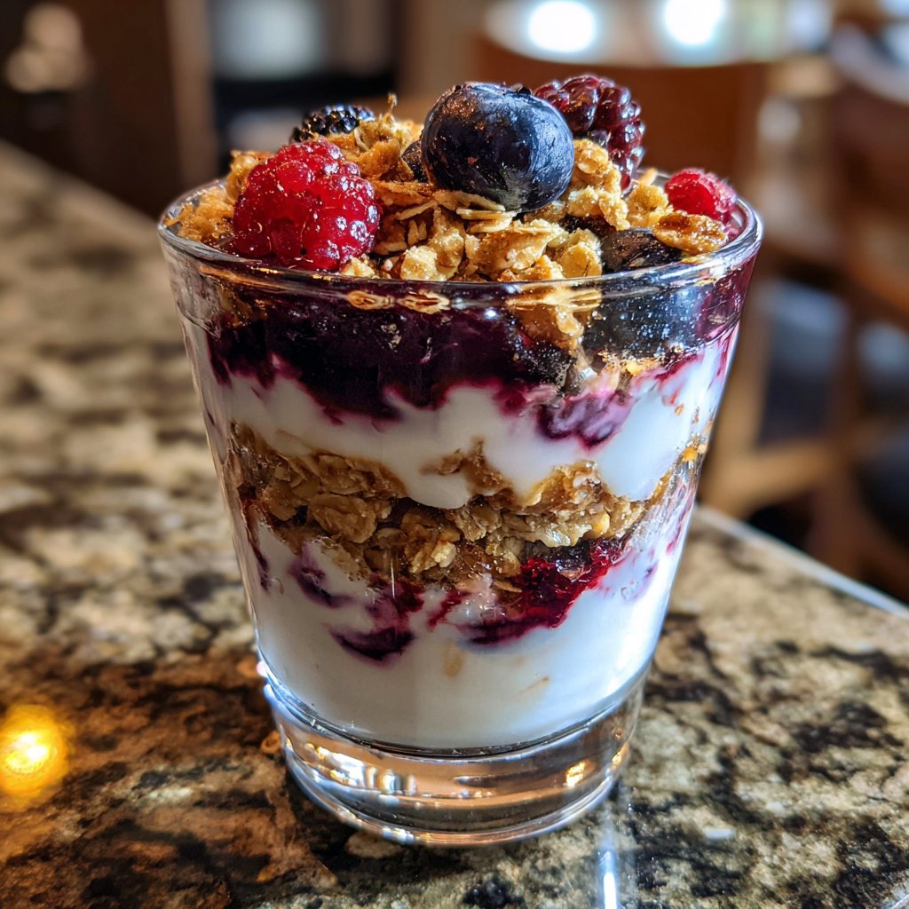 Frühstück zum Vorbereiten im Glas