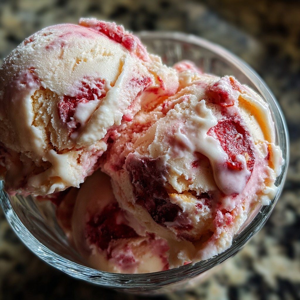 Erdbeer Eis Mit Joghurt