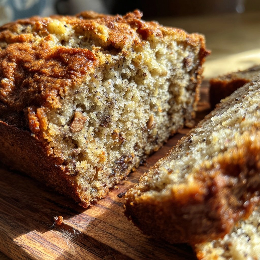 Bananenbrot mit weicher Krume