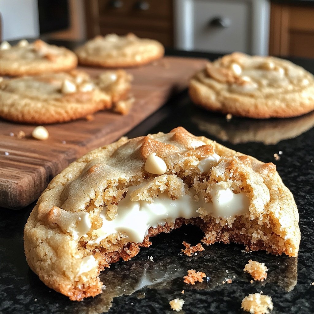 Cookies mit weißer Schokolade