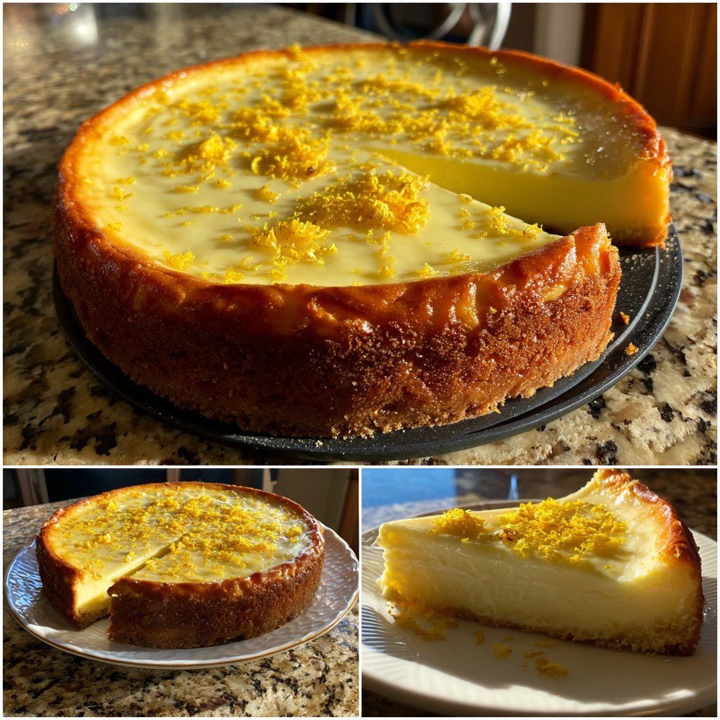 Käsekuchen mit Zitrone