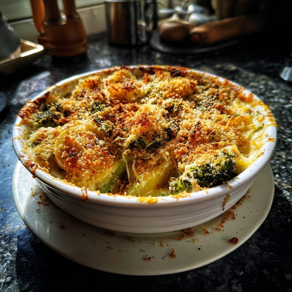 Brokkoli Kartoffel Gratin