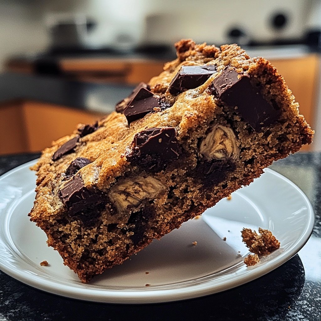 Bananenbrot mit Schokostückchen
