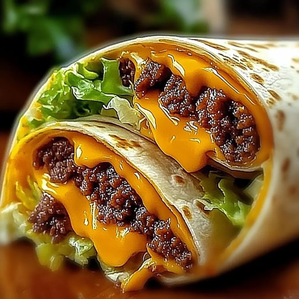 Big Mac Wrap mit Rinderhackfleisch und Käse