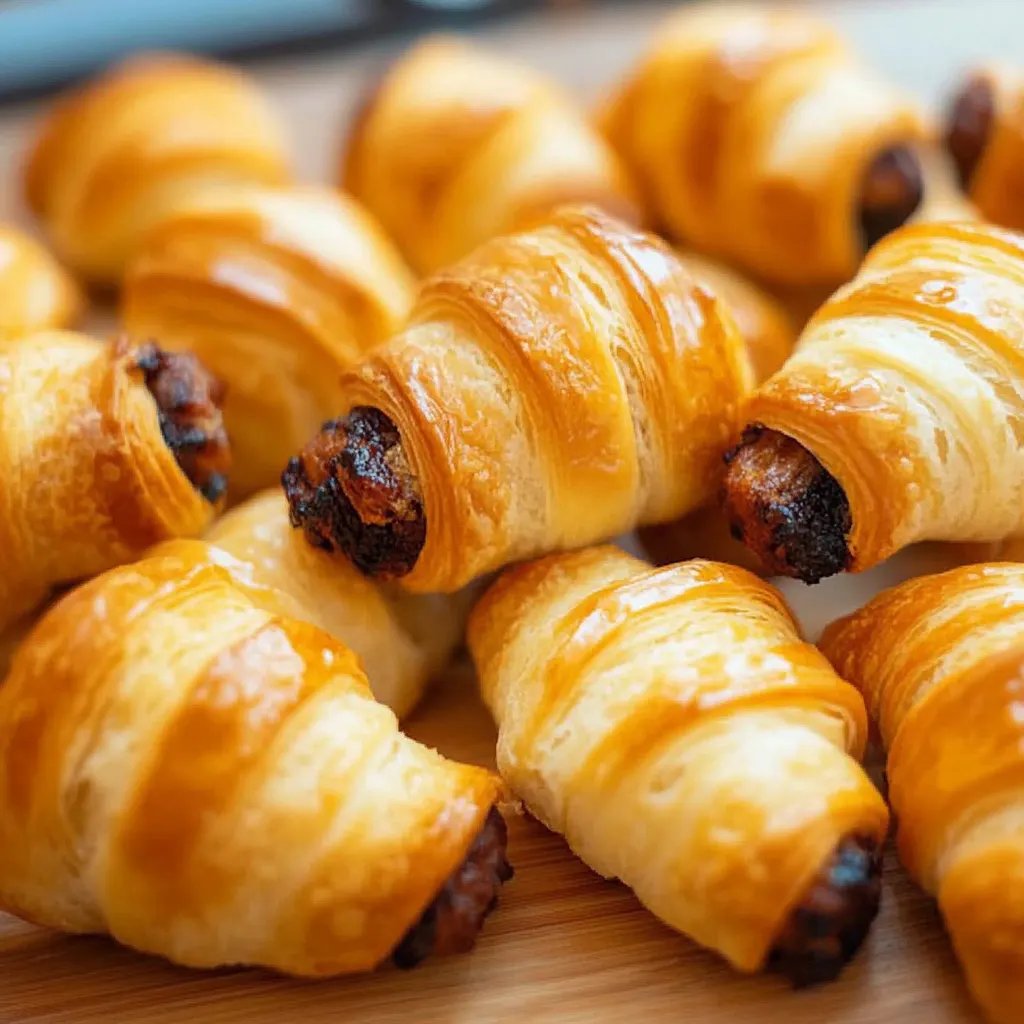Gefüllte Mini-Croissants