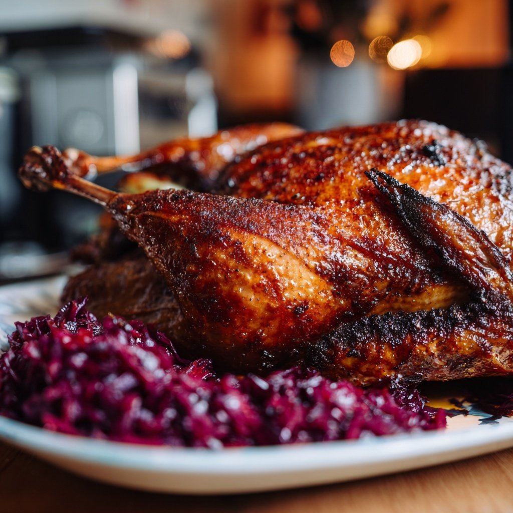 Saisonal & Festlich Weihnachtsgans mit Rotkohl