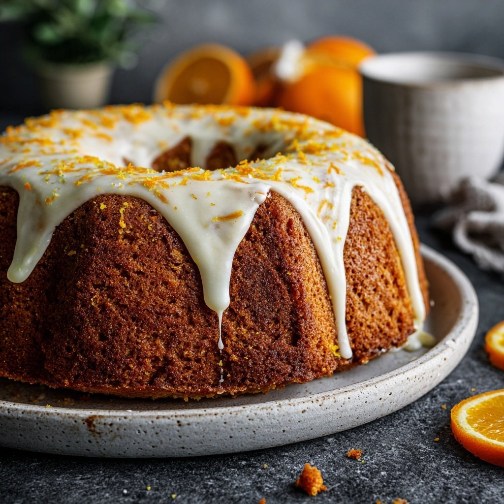 Karottenkuchen Mit Orangenzeste