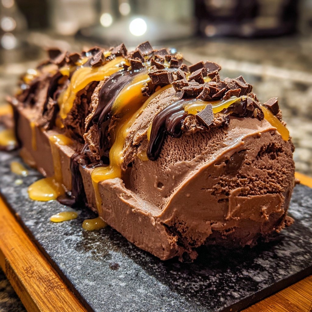 Schokoladen Eis Mit Kakao