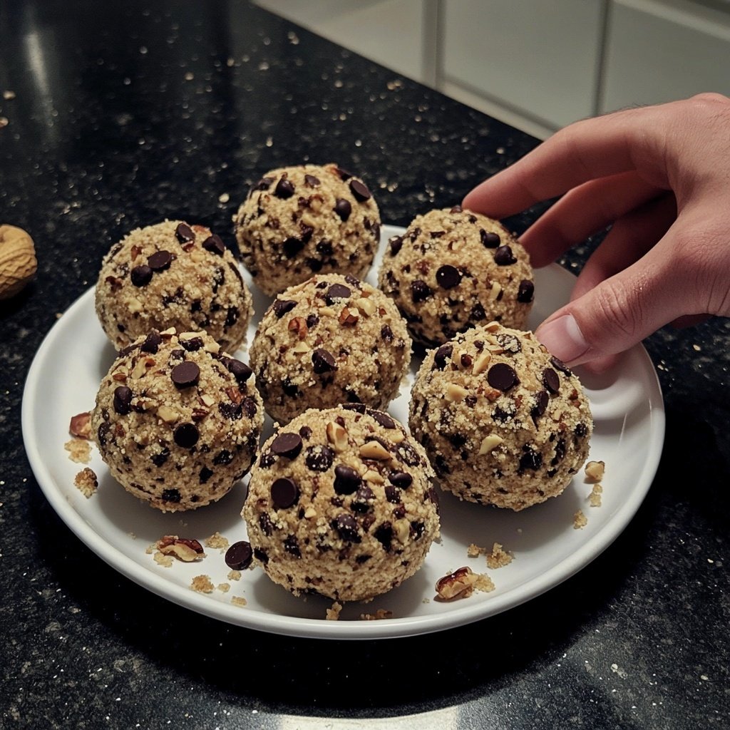 Protein Bällchen mit Proteinpulver