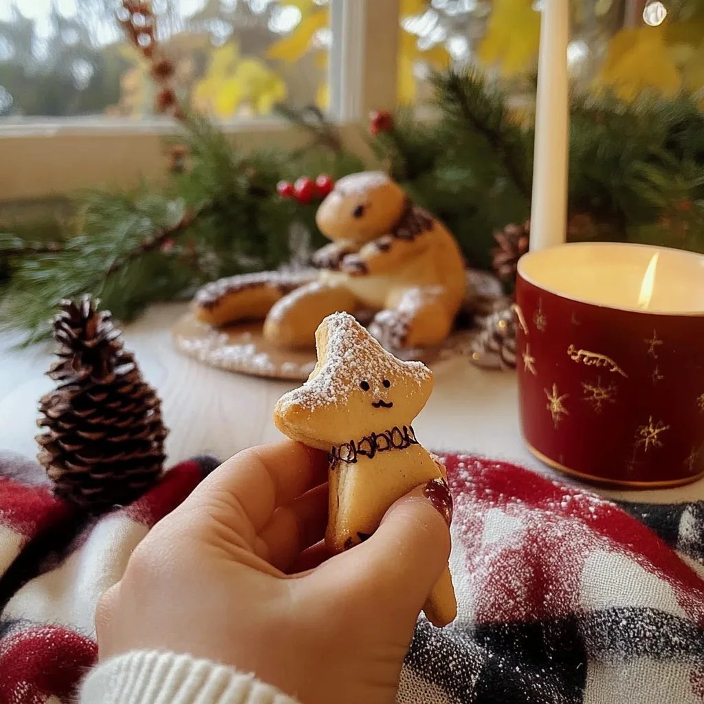 Süße Blätterteig-Männchen