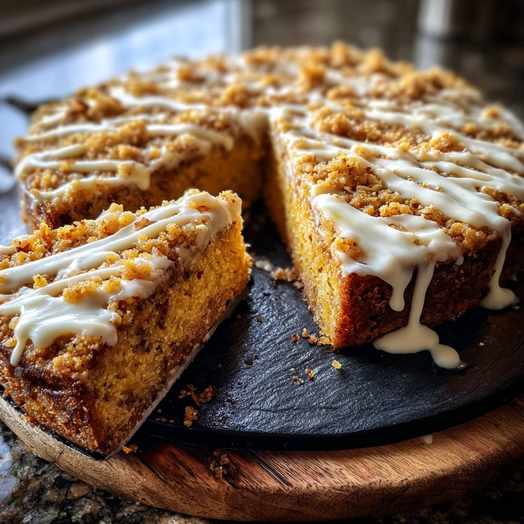 Karottenkuchen Mit Mandel Crunch